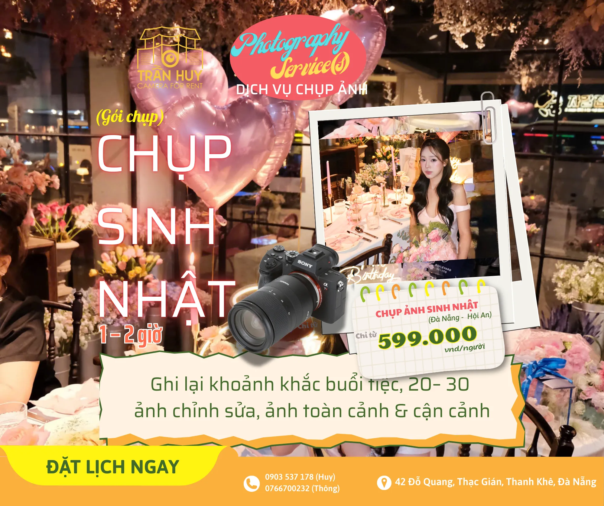 Gói chụp sinh nhật