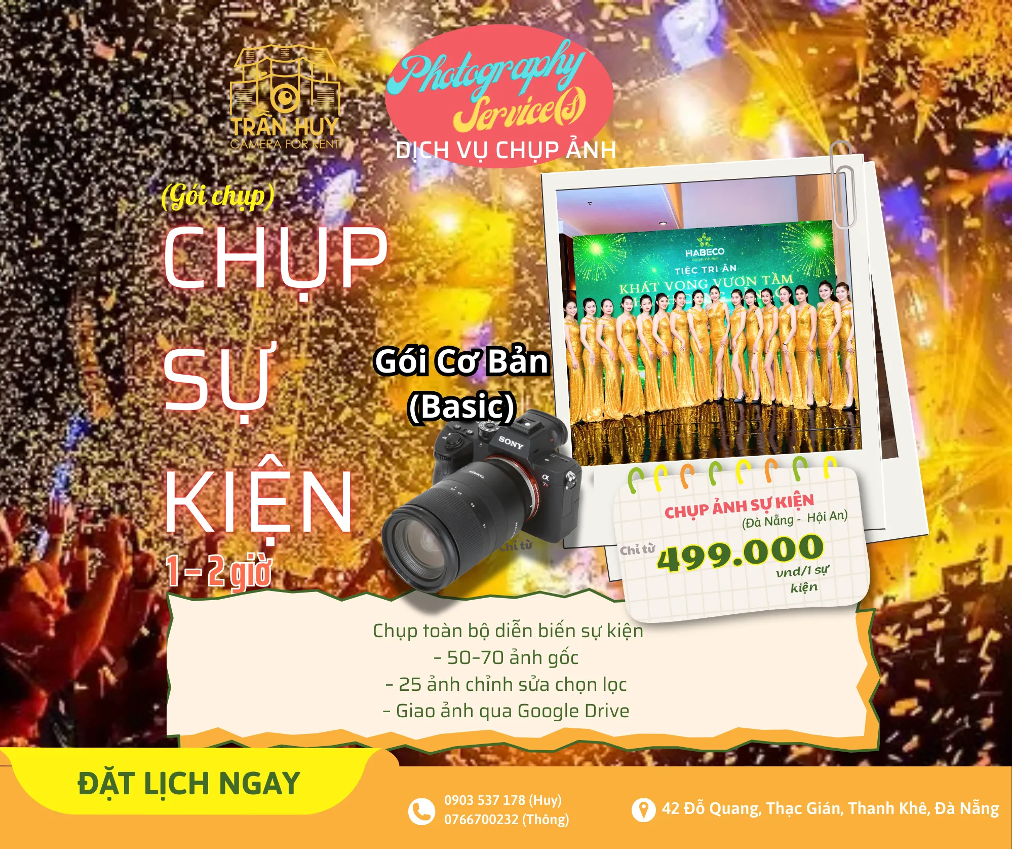 Gói chụp sự kiện (Cơ bản)