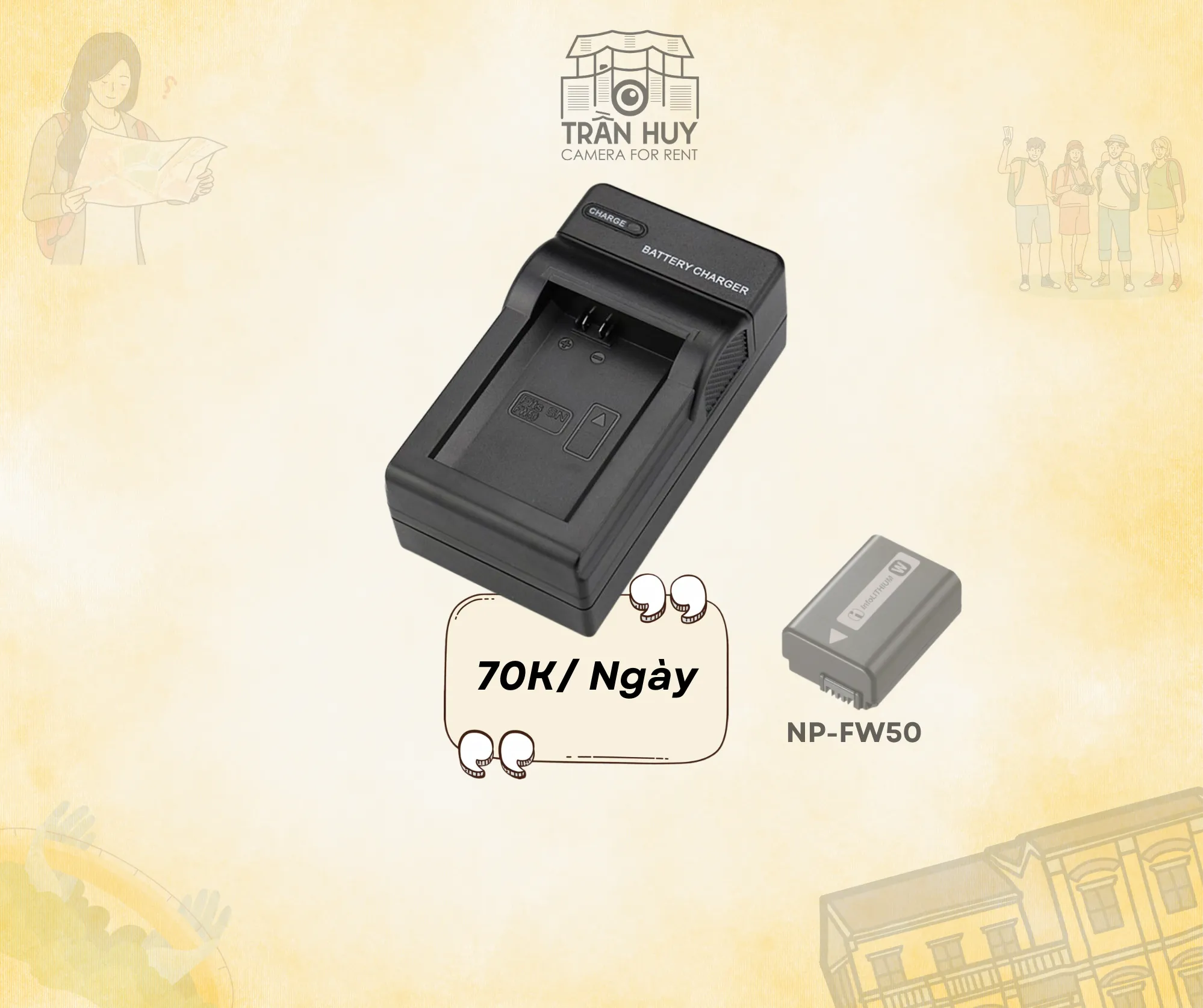 Bộ sạc Pin đơn NP-W126S (X-T20, X-T30, X-M5, X-A5, X-A7, X-S20, X-T100, X-T200)